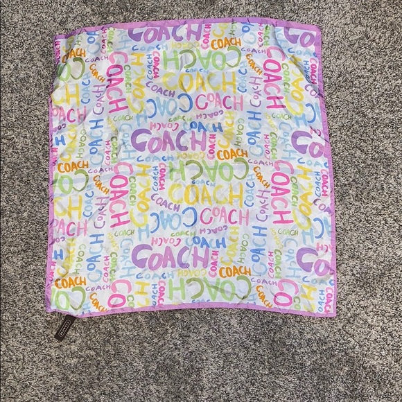 Coach Neck Scarf and Satchel - Picture 6 of 6